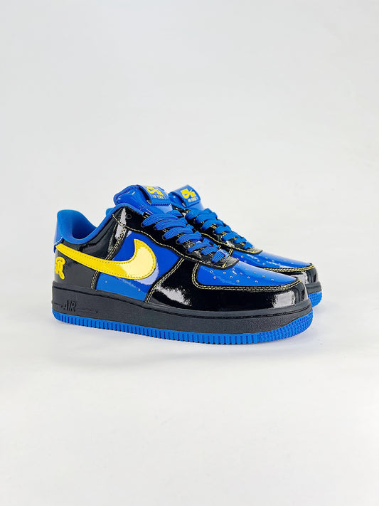 Central Cee SynaWorld x Nike Air force - Blue/Yellow/Black